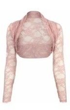 WOMENS LADIES CROPPED LACE