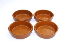 4 x CERAMIC RAMEKINS DISHES