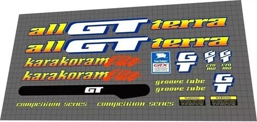 1993 karakoram elite decal - 1993, gt