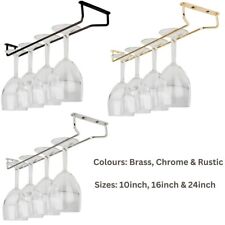 Glass Hangers Chrome, Brass or