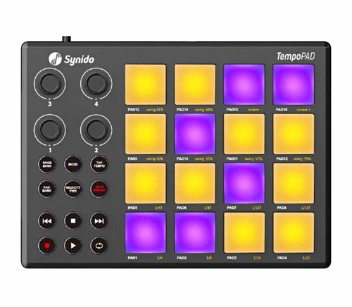 Synido tempopad p16 usb midi - usb-c,