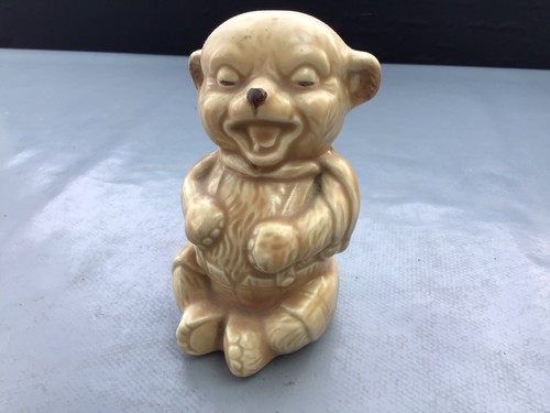 Sylvac beige laughing teddy - sylvac,