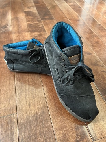 Toms black waxed twill - toms,
