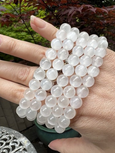 Selenite satin spar crystal - selenite,
