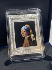 2021 France Vermeer 250€ Coin Girl With Pearl Earring 1/2 Kilo Silver Serial 004