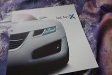 Saab Aero X Brochure - 4 sides - 22 x 22 cm