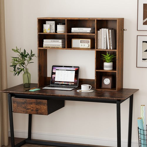 Desktop bookshelf desk hutch - desktop,