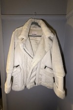 Steve Madden Cream Faux Fur