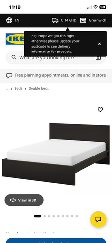 Ikea malm standard double - ikea,