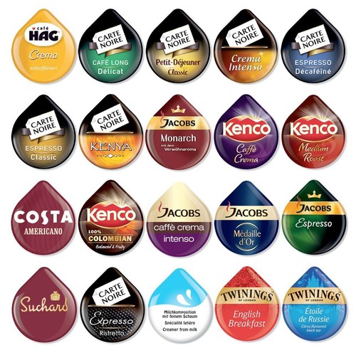 Tassimo coffee discs pods - coffee,