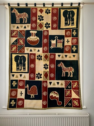 Large african batik wall - batik,