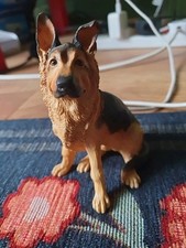 German Shepherd Figurine Made