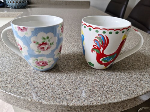 Two cath kidston mugs - two,