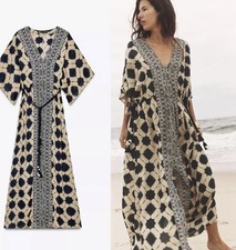 Zara Printed Beaded Sequin