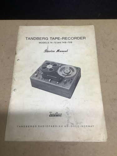 Tandberg reel to - tandberg,