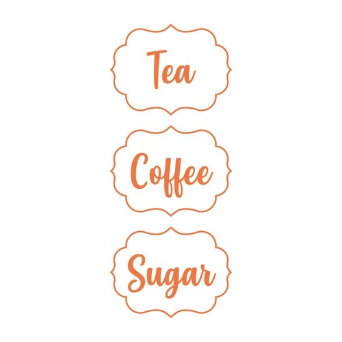 Coffee tea sugar canister - tea,