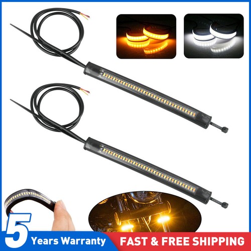 Motorcycle led strip drl - 2x,