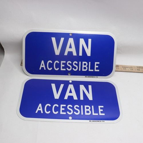 Van accessible sign - (2-pk),