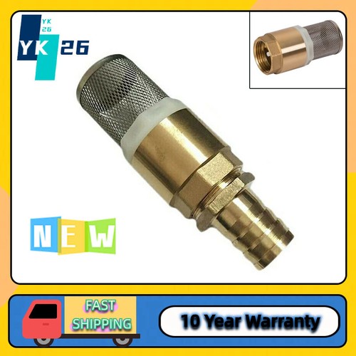 Brass check foot valve - valve, 1"