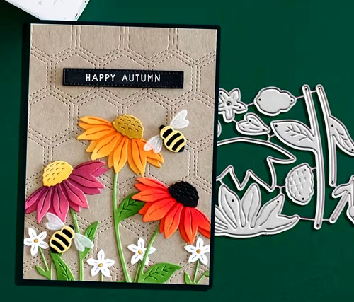 Stunning daisy flower metal - daisy,
