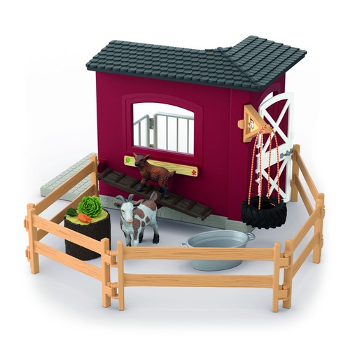 Schleich 42726 goat - goat, stable