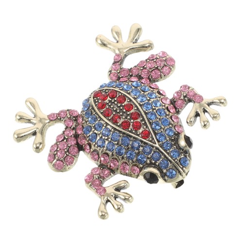 4pcs rhinestone animal brooch - ,