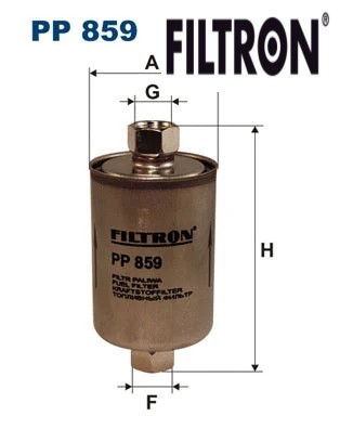 Fuel filter 859 - 859, filtron