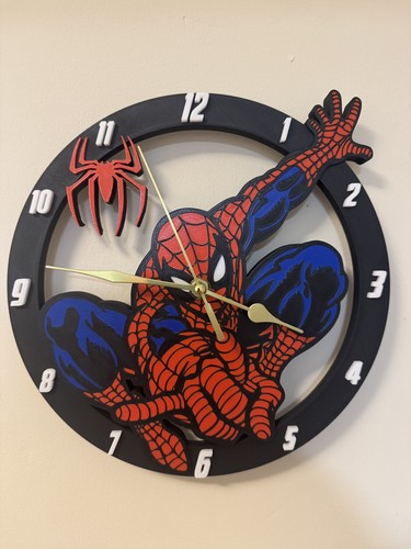 Spider man wall clock marvel - clock,