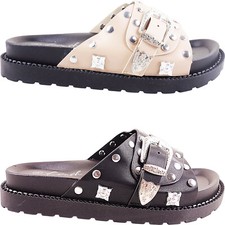 New Womens Ladies Flats Slip