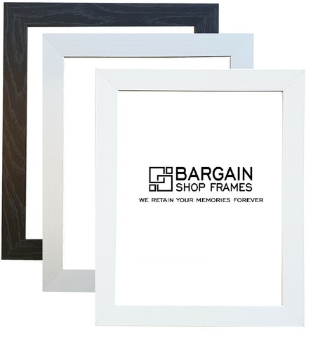 Black picture frames - black, white