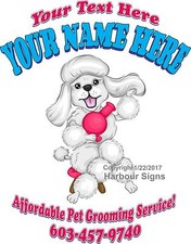Pet Grooming Service Vinyl