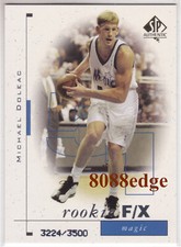 1998-99 SP AUTHENTIC ROOKIE CARD #102: MICHAEL DOLEAC #/3500 MAGIC RC/UTAH UTES