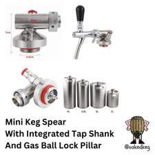 Mini Keg Steel Threaded Spear