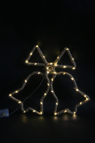 Christmas silhouette rope - silhouette,