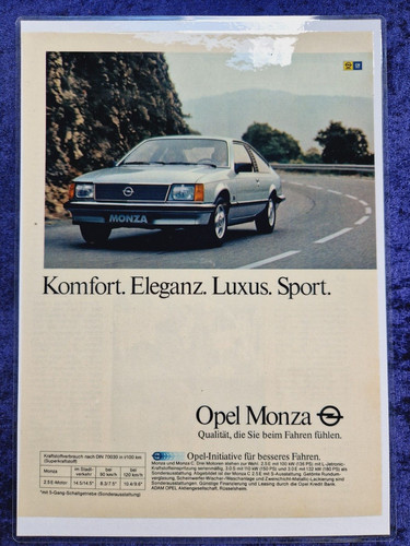 Opel monza original - opel,