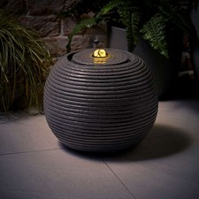 Solar Water Fountain Feature