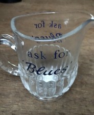 Ask For Blues Pub Jug Water Jug Vintage Collectable