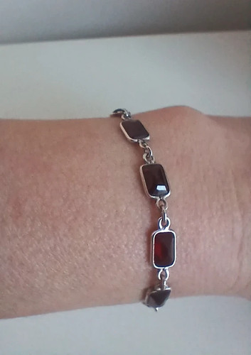 Stunning dark red - garnet, and