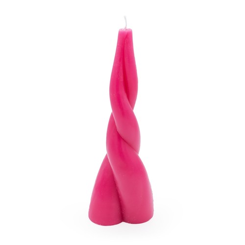 Dual twist table candle - twist,