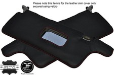 RED STITCHING 2X SUN VISORS