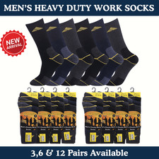 12 Pairs Mens Chunky Work