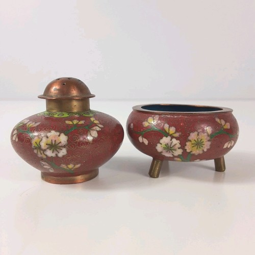 Vintage china cloisonne - cloisonne, enamel