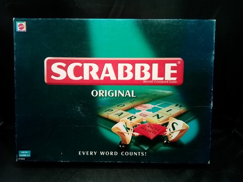 Mattel scrabble original board - mattel,