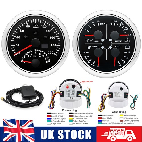 Gauge set 85mm gps - set,