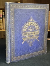 1875 Aunt Louisa's Birthday Gift [4to] 24 COL LITHO PLATES Juvenile Children's