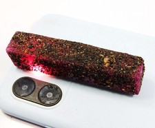 Natural 229.65 Ct Earth Mined Red Ruby Rough Loose Gemstone Rod