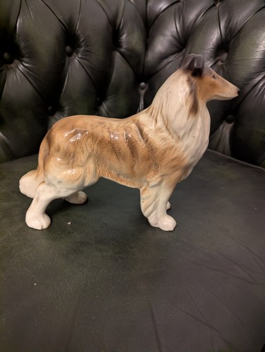 Rough collie figurine - collie,