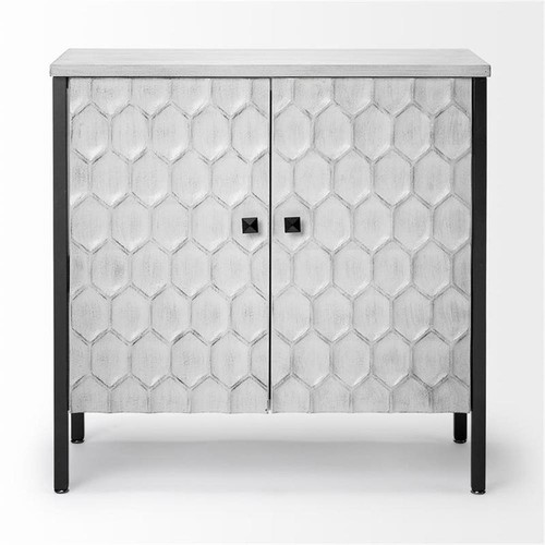 Savannah white wood and - and, silver