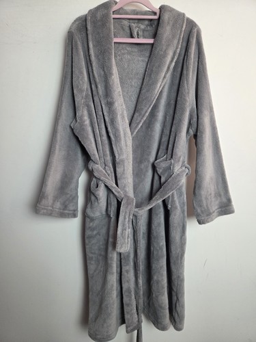 Grey plush fleece - grey,