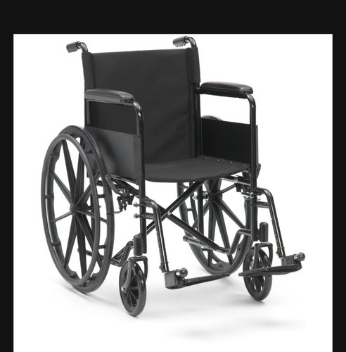 Black manual wheelchair for - black,